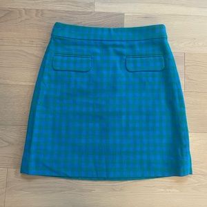 J.Crew preppy mini skirt with front pockets